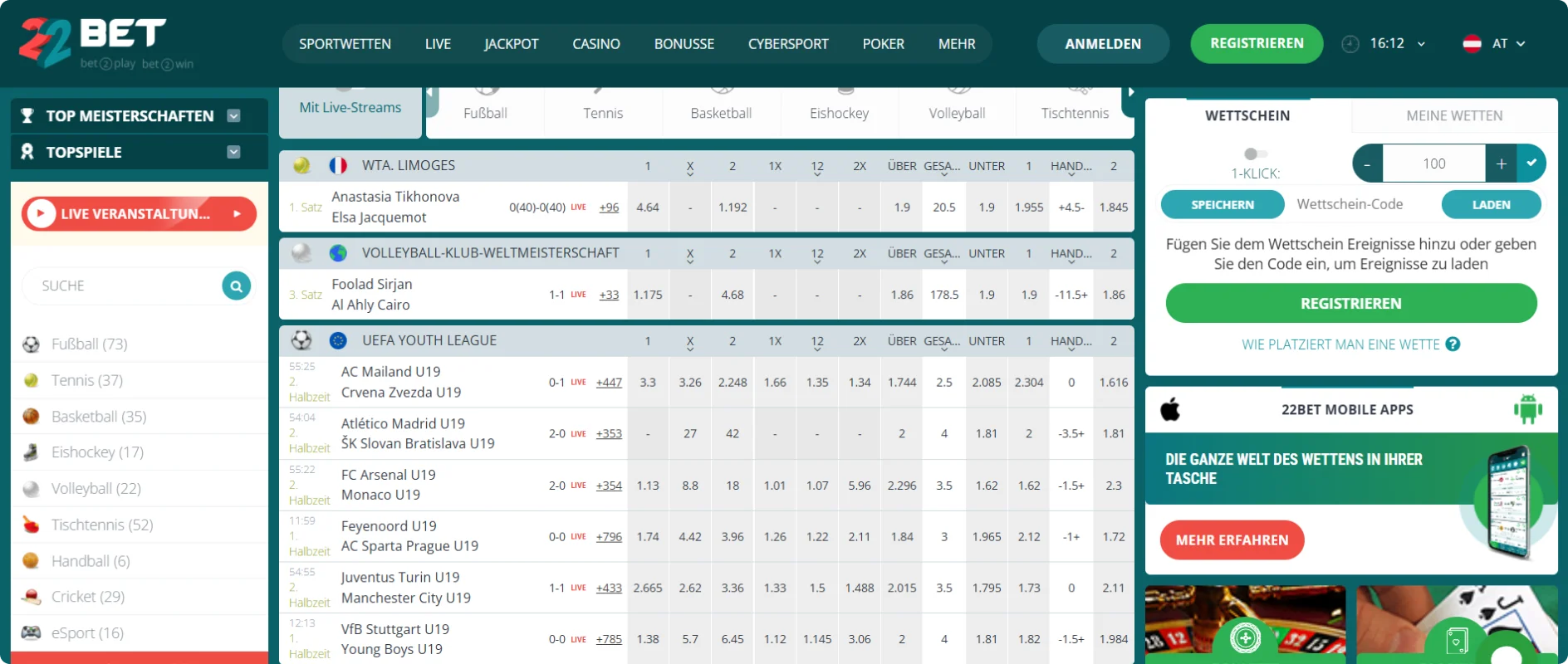 22Bet Quoten Boost 22Bet Quoten Boost